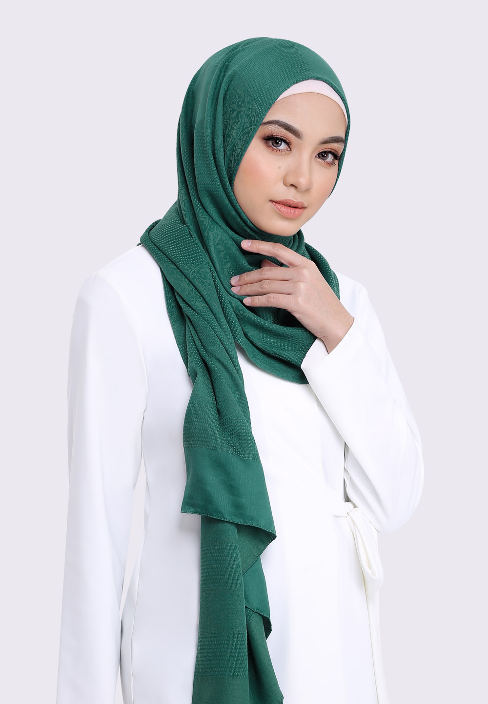 FAIRY PASHMINA IN DARK GREEN